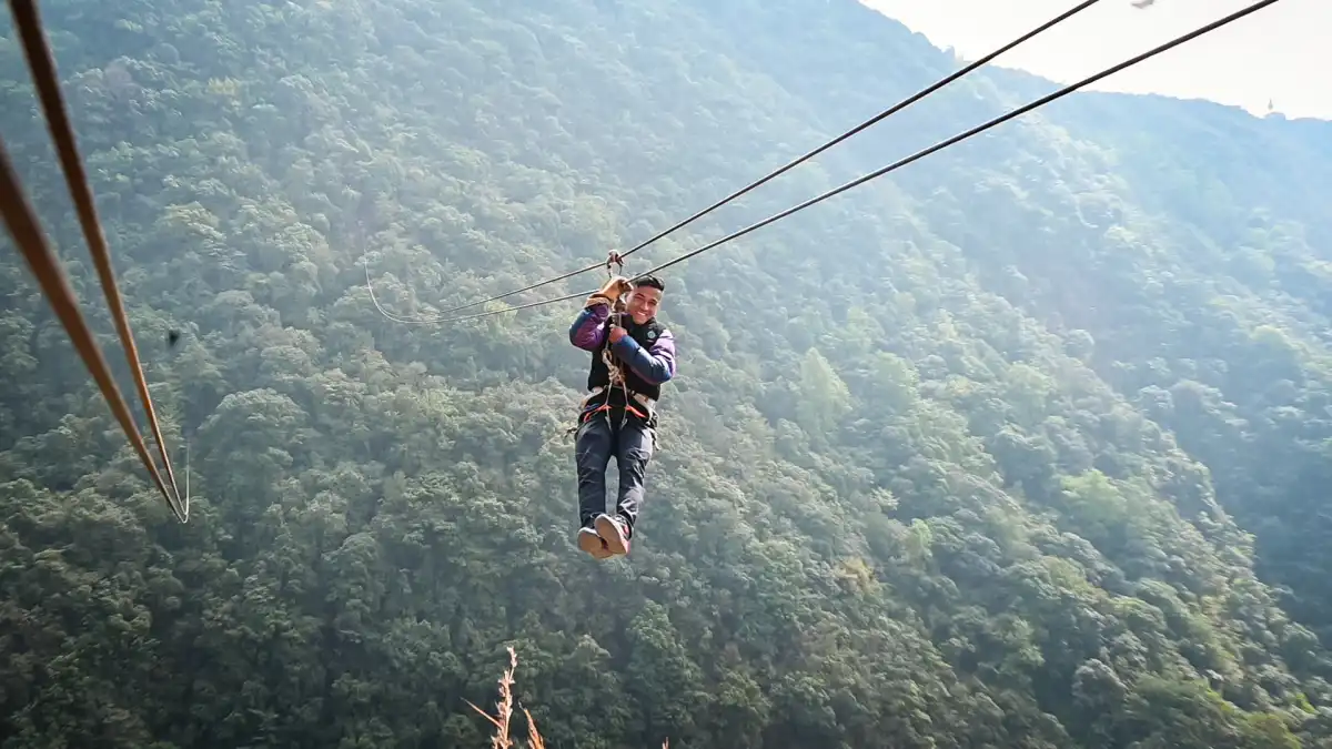 Ziplining